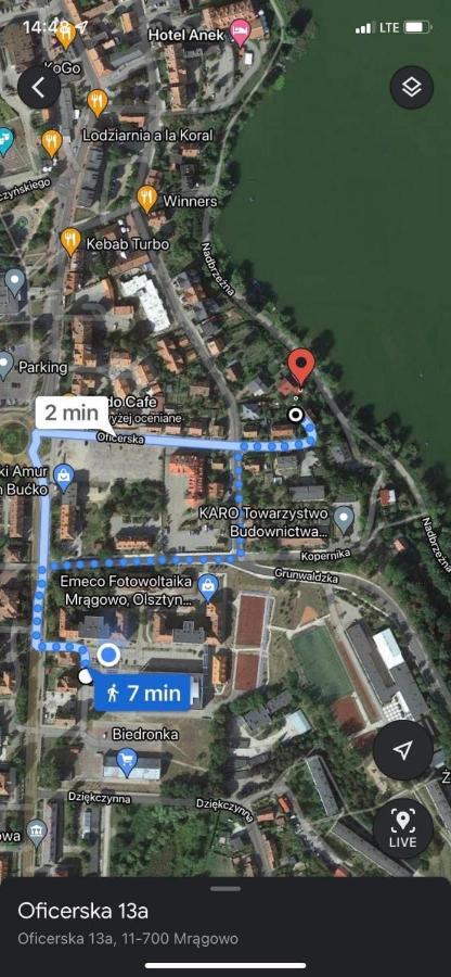 Apartament Czos Mrągowo Zewnętrze zdjęcie